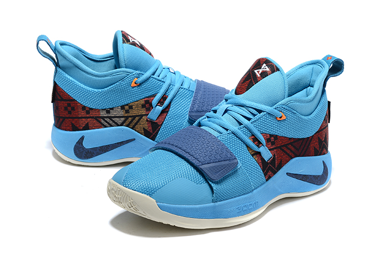 Nike Paul George 2.5 Jade Blue Red - Click Image to Close